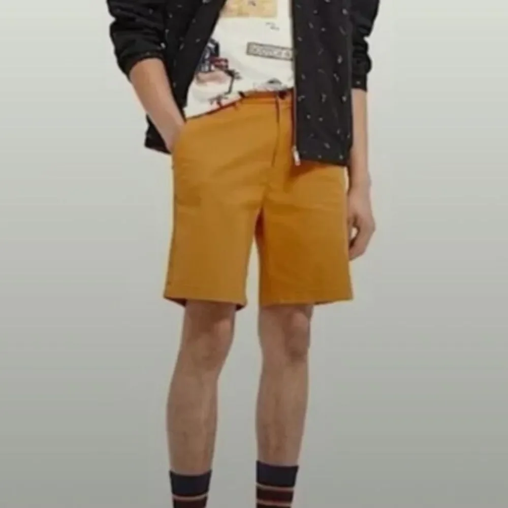 Scotch & Soda Men's Bright Peach Stuart Shorts Size 30 X 9 in Inseam